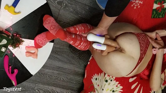 Çarkıfelek... Ny 2025'den önce oyuncakları test etme. ÇIFTE PENETRASYON