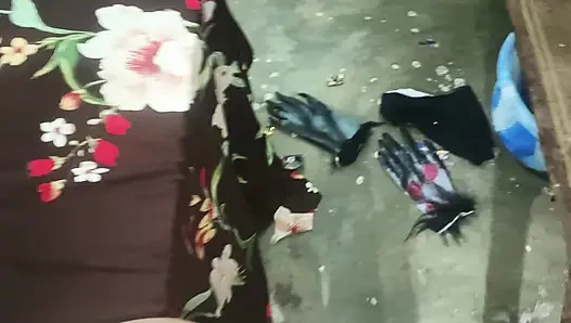 Boy learning how to make happy girl from his girlfriend