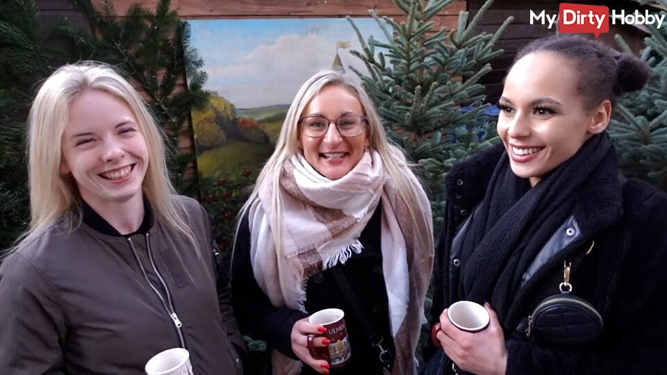 Xmas-tree alışverişi amatör öğrenci Aneta için dörtlü sekse yol açıyor - mydirtyhobby