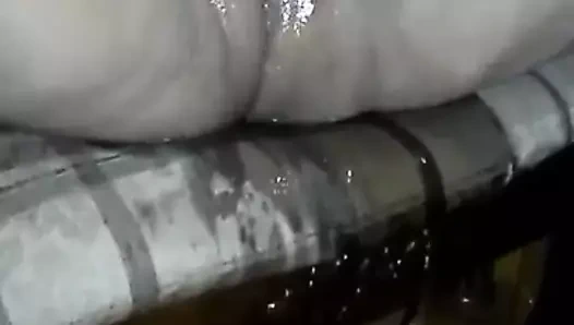 squirt con un pepino