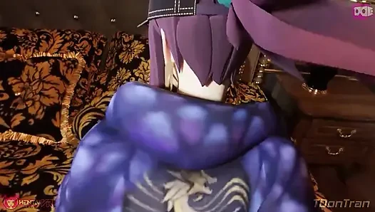 Akali arkadan sert sikiliyor