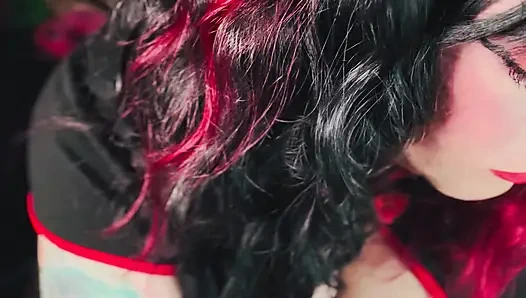 Miss Tina Snua Would Love To Smoke With You - Smoking A Cork cigarette With Match Light Up