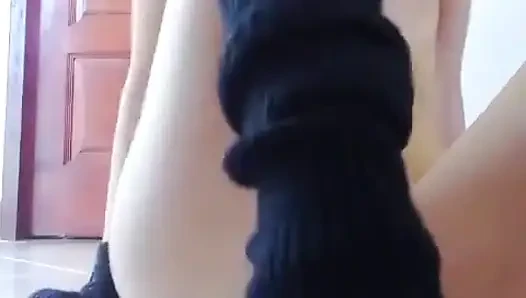 İlk kez götümü dildoyla sikiyorum