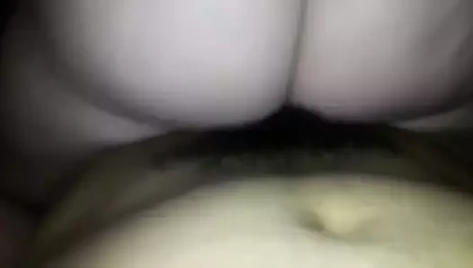 Şişman arap sürme ve sert köpek - pov