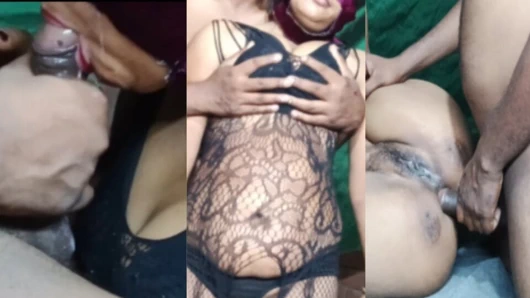 Köy kadını benimle çok seks yaptı.