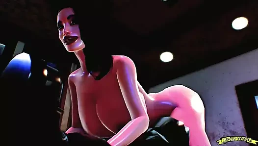 Porno burası cyberpunk şehri - yeniden düzenlendi (bölüm 4) animasyon