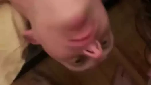 Aşırı gırtlak sikme 11 inçcanavar horoz öğürme streç