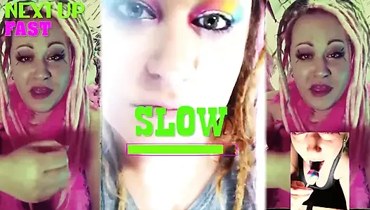İkinci bir ekrana sakso pornosu koy ve Tanrıça Lana ile birlikte takip et