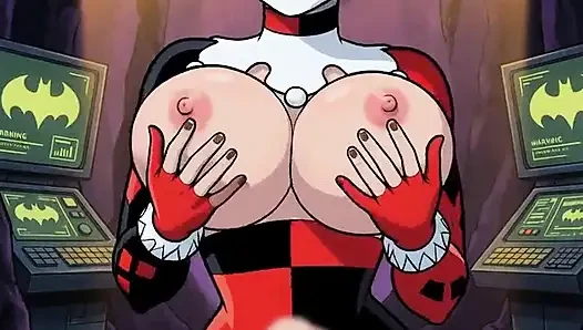 Sıkı kel götlü amcık Harley Quinn azdırıyor