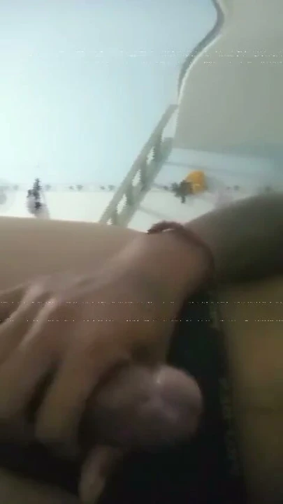 Secretly filmed masturbating alone in the motel room | Clip 1