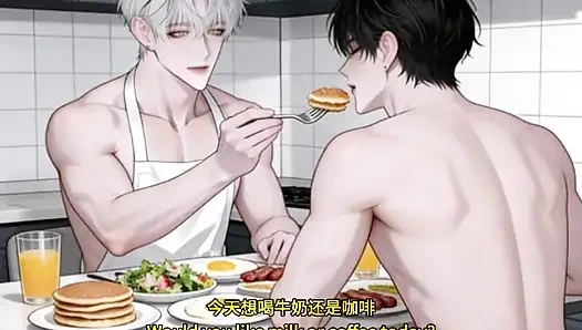 Erkek arkadaş önlüklü