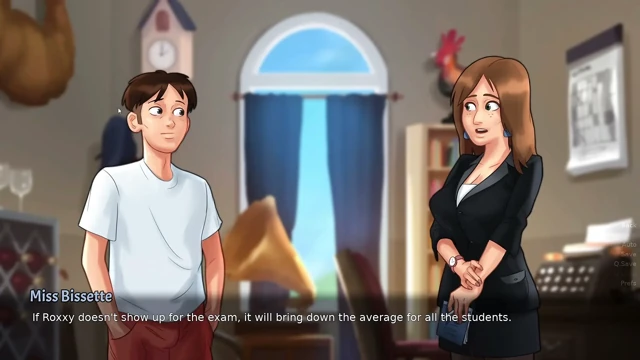 Üvey Kız Kardeş İç Çamaşırımı Alırken Yakaladı - Summertime Saga Bölüm 12