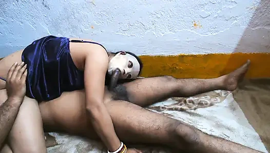 Ateşli çift domaltarak sikişiyor viral video