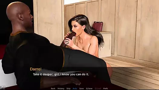 Bir çiftin aşk ve şehvet düetini #12 - Eathen, Darrel ve Nat... Eathen onları izlerken Nat'i sikiyor ve kendisiyle oynuyor