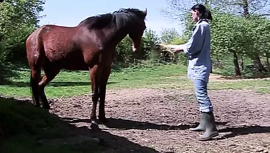 Güzel esmer mastürbasyon yaptıktan sonra açık havada sikiliyor