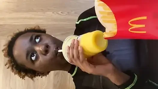 Public McDonald's Mukbang