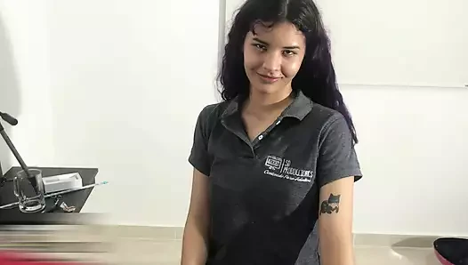 Büyük yarağı amımı sallıyor ve ıslak bıraktı! - İspanyolca porno