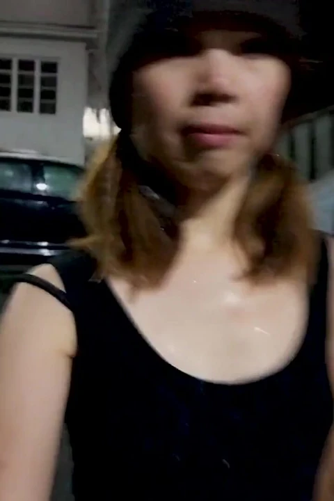 Japanese Teen Secretly Sucks Big Dicks at Night