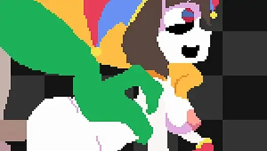 pomni pixelart timelapse