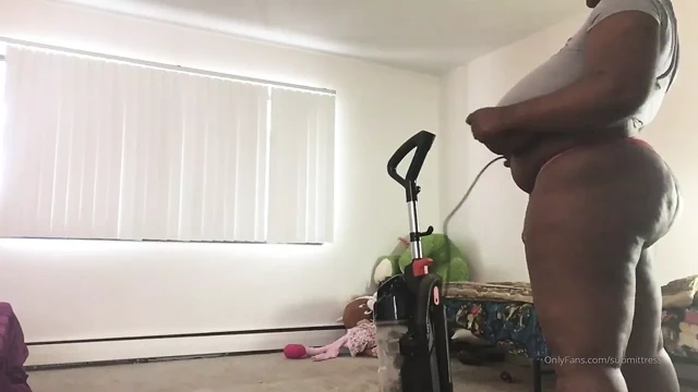 Solo ssbbw ile dev memeler temizlik ve twerking