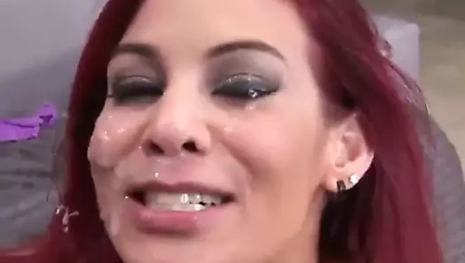 Yüzünde iyi bir cumshot