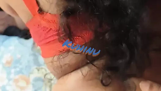 Domaltarak evde tek başına kayınbiraderi sikiyor