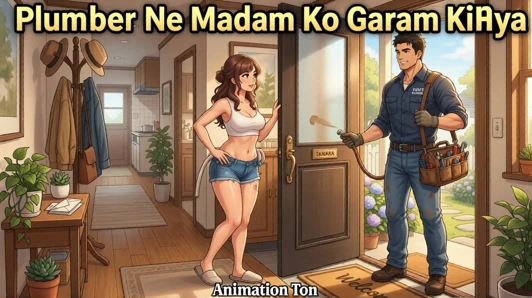 Plumber Ne Madam Ke Ghar Mein Pipe Theek Karte Hue Unhe Garam Kiya"