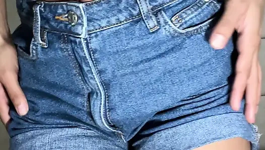 Sweet Teen Moans with Pleasure While Stroking Her Pussy