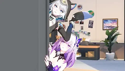 Honkai star rail - castorice x caelus tutkulu seks - 3d hentai animasyon