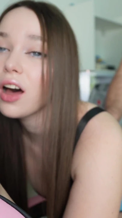 Fucked the gamer's stepsister. Stepsister loves to ride my cock. | Clip 1