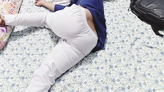 Evde gerçek öğretmen ve öğrenci seksi