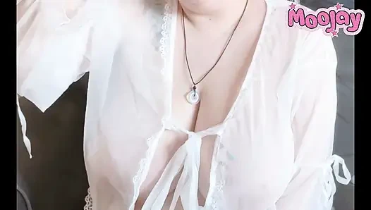 POV Roleplay: Roommate Tits and Ass half out on your sofa, can you see more?