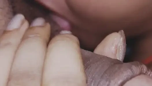 dirty slut giving deep throat blowjob