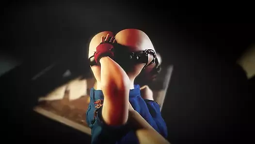 Cammy'nin polis bakış açısıyla başı belada - sokak dövüşçüsü parodisi kısa klip