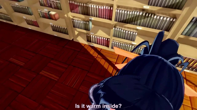 Akeno halka açık bir kütüphanede bana sakso çekiyor - dxd ntr madness series