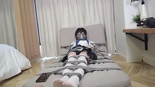 Mz25-jk kız deniz kasetiyle bağlanarak orgazm oldu