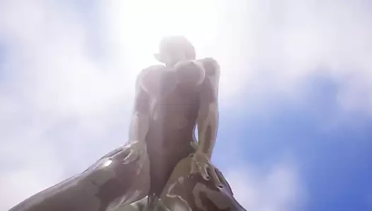 Güzel bir bayan ve bir erkekle vahşi 18+ hentai 2022