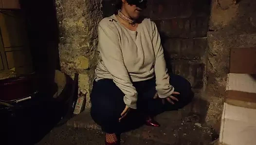 I'm having fun in a cellar