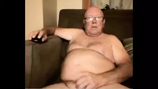 Dede kamerada boşalıyor