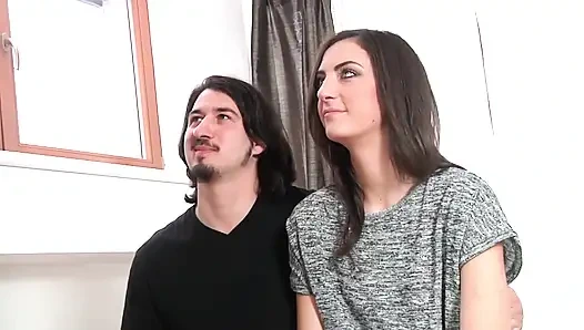 Karısı Sikişen - Adam, karısını izler, o sikişir ve mastürbasyon yapar. Cuckold Hard Fuck!