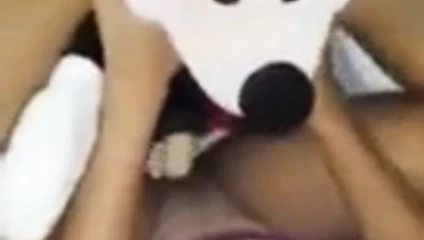 Mickey geyiği ile yapay penis