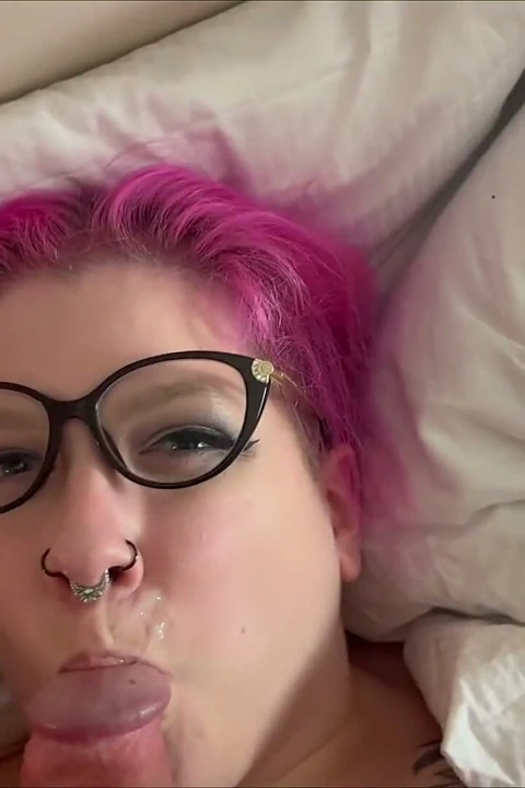 POV Sakso ile Top Yalama Ve Döl Yutma