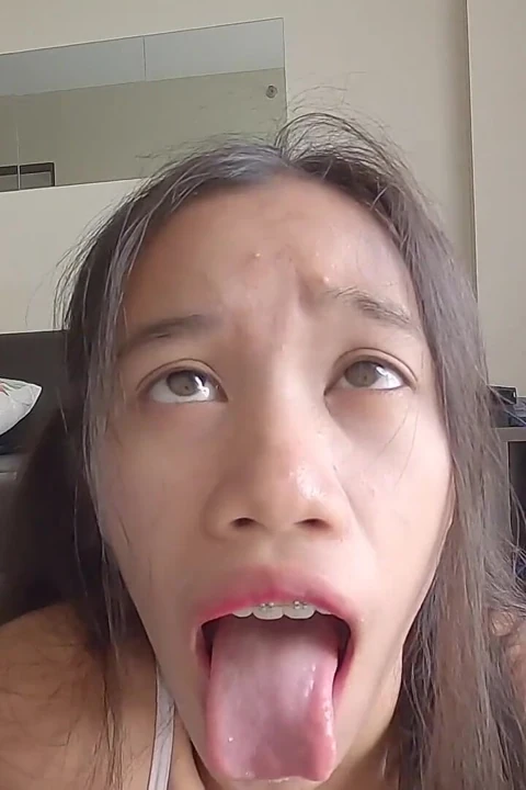Üvey baba için Ahegao