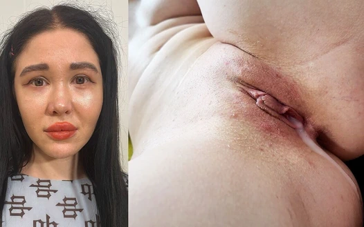 Tüm genç delikler ateşli spermle dolu