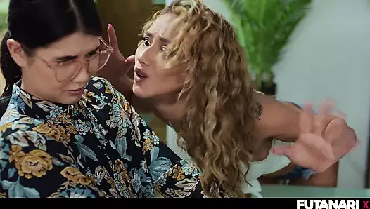 Futanari - lady dee veronica leal için lezzetli anal verir