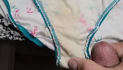 Eşinin kirli külotuna sıcak cum vur.