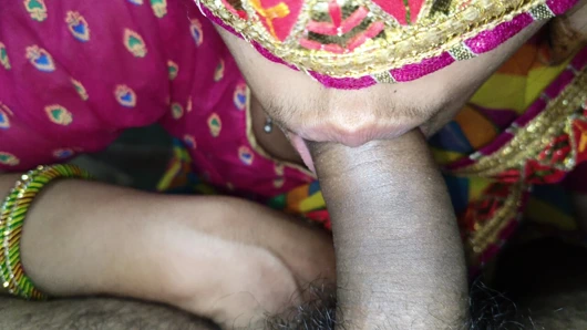 Aunty sucked my small cock with fun and drank all the water of the land / Indian Aunty Cum in Mouth/Blowjob Job Desi Grill