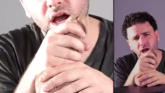 handjob yüz ve post cum işkence