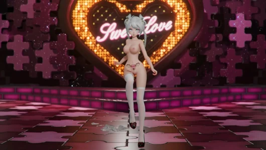 Blender-15 miku salla - lalulalu - gümüş saç rengi düzenleme smixix