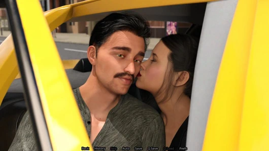 Tapılan evlilik - bölüm 7 - Evelyn ve bir yolcu Austin'in önünde birbirlerini öptü